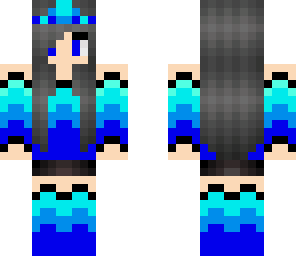 flaming blue princess