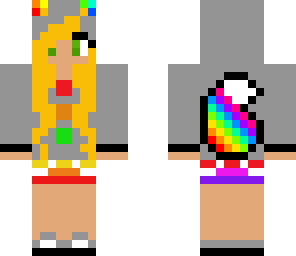 rainbow fox girl