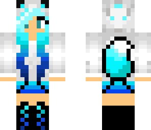 fixed blue wolf girl