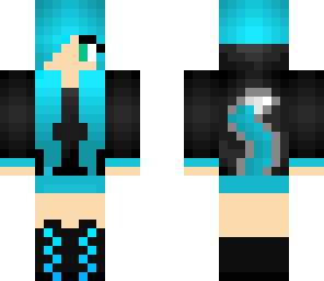 blue wolf girl edit