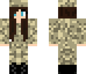 editet military girl