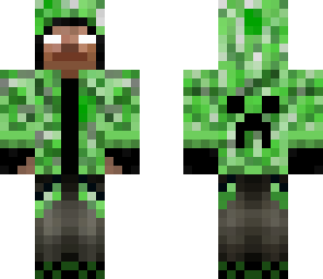 herobrine creeper hoodie
