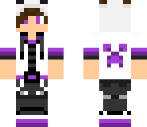 purple panda boy