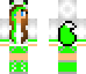 green wolf girl