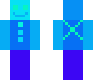 blue suit
