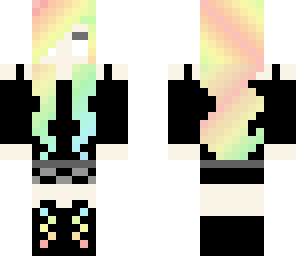 herobrine ranbow girl