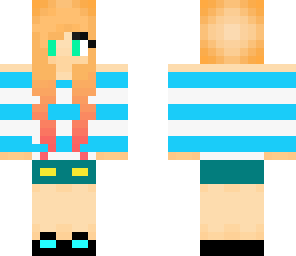 striped girl