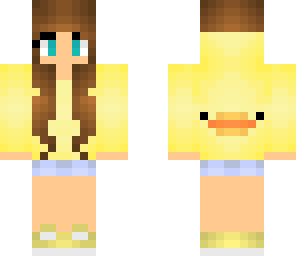 cute and adorable duck girl