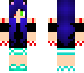 violet hair girl
