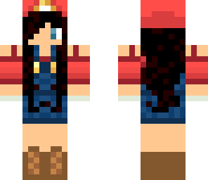 mario girl with brown hair