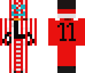 red and white support