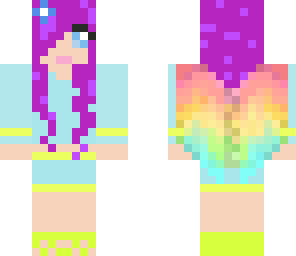 purple rainbow angel
