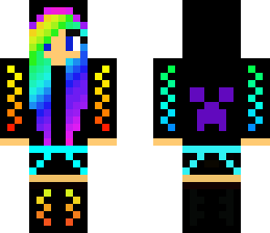 rainbow girl epic creeper based