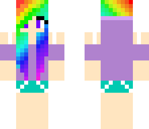 rainbow girl