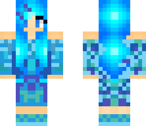 cute blue girl