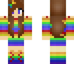 rainbow girl