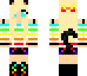 rainbow girl rocks