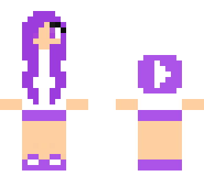 purple youtube girl