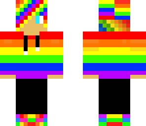 rainbow hoodie