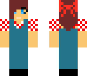 farmer girl with bow