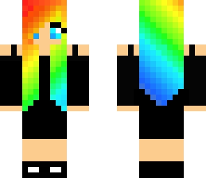 rainbow hair