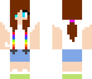 suspender girl