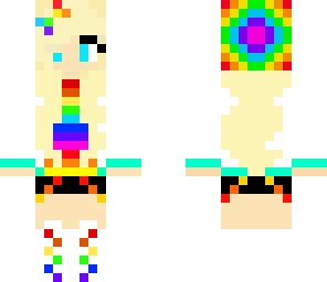 rainbow girl