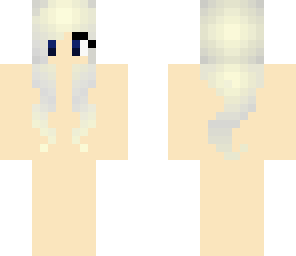 blonde-ish white hair
