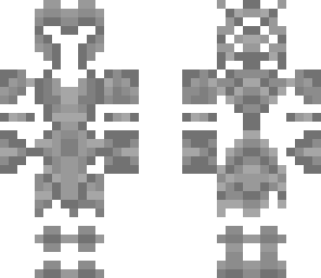 empty skeleton armor
