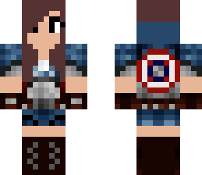 cool captain america girl