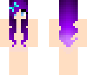 purple skin girl base
