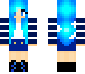 blue girl