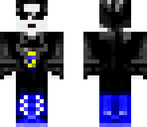 black and blue guy