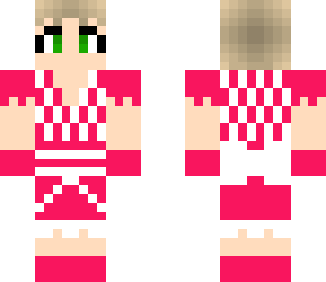 pink and white girl