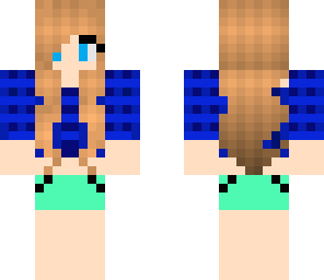 girl in a plaid shirt
