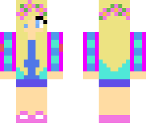 rainbow shirt flower crown girl