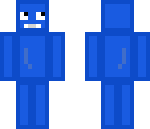 blue man