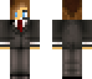 girl with a suit