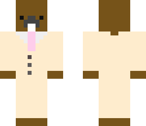 beaver in a suit
