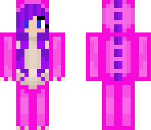 pink dino girl