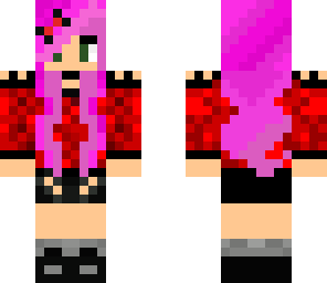 blood red