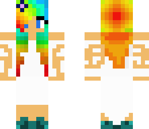 rainbow girl