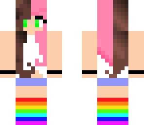 brown and pink girl