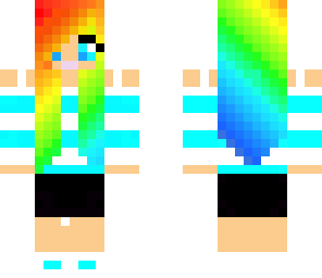 blue rainbow