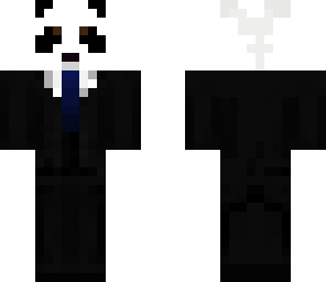 panda smokin blue tie