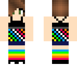 crazy neon girl
