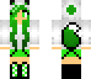 little green wolf girl
