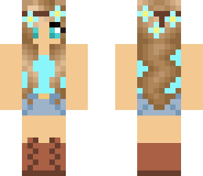 blue hipster girl