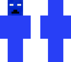 blue stupid fake herobrine