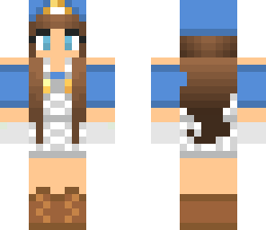 blue mario girl